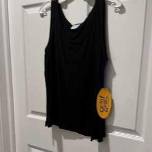 Oh My Gauze! Black Tank Top